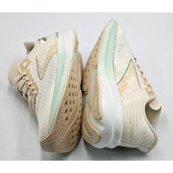 Brooks Women's Beige White Mint Hyperion Tempo Running Shoes Sz 10 2930 - Picture 12 of 16